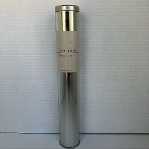 Pier 1 Imports Silver Metal Cylinder Incense  First Rain Fragrance Sticks (22)